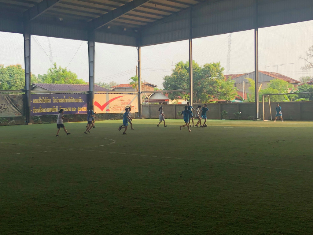 The universal language of football - a perfect kick-off to the "The