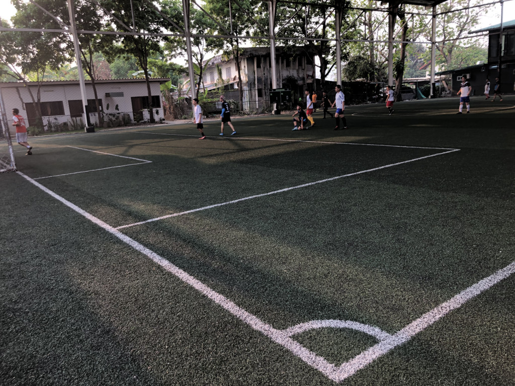 The universal language of football - a perfect kick-off to the "The